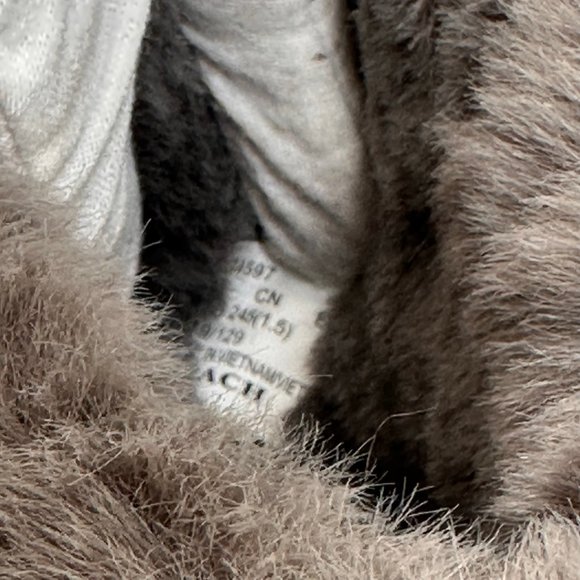 COACH IZZIE BOOT Size 7.5 B - Heather Grey - Style FG4597 in EUC - MSRP $378 - Picture 7 of 9